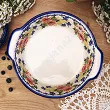 Naczynie do zapiekania 28 cm okrągłe Bolesławiec - Maki Smolińskiej gat. I