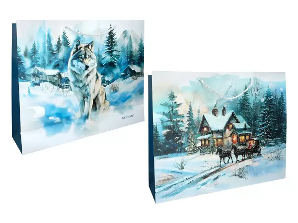 Torba prezentowa 35x10x28 cm Carmani - Zima Wszędzie 33.219-0011 Torba prezentowa 35x10x28 cm Carmani - Zima Wszędzie 33.219-0011