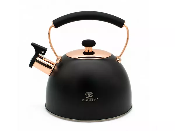Czajnik ze stali nierdzewnej 2,5 L Meyerhoff - Czarny 1TR.CZA.44473 Czajnik ze stali nierdzewnej 2,5 L Meyerhoff - Czarny 1TR.CZA.44473