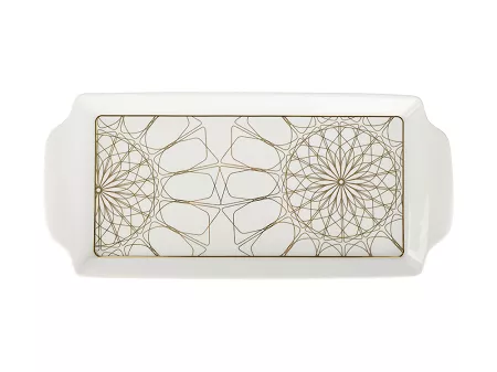 Taca do ciasta 36 cm Ćmielów - Jenny Solaris White