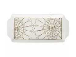 Taca do ciasta 36 cm Ćmielów - Jenny Solaris White
