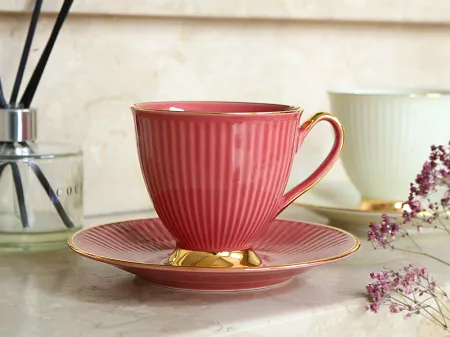Filiżanka ze spodkiem 0,25 L / 15 cm Chodzież - Dalia Koral GZ04