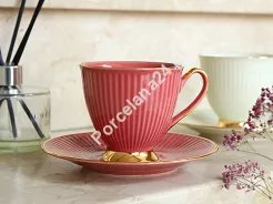 Filiżanka ze spodkiem 0,25 L / 15 cm Chodzież - Dalia Koral GZ04