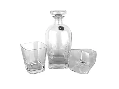 Kpl. do whisky 0,33 L (4 szt.) + karafka 0,7 L (1 szt.) Vidivi - Ducale 44.VI-68097M