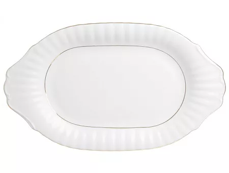 Półmisek 28 cm Chodzież - Iwona ZŁOTA LINIA  B014