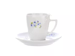 Filiżanka ze spodkiem 0,1 L / 12 cm Lubiana - Beata/Sonia 7218 Niezapominajka