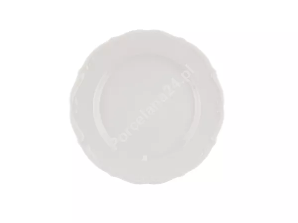 Talerz płytki 25 cm Chodzież - Maria Teresa C000 BIAŁA Talerz płytki 25 cm Chodzież - Maria Teresa C000 BIAŁA