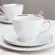 Garnitur do herbaty (kawy) na 6 osób (21 el.) Ćmielów - Oktawa G311 Koronkowa Finezja