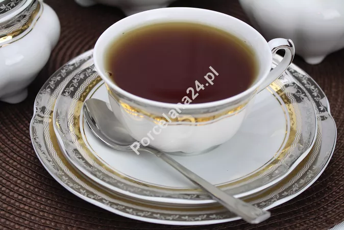 Komplet do herbaty na 6 osób (18el) Ćmielów - Bolero E551 PRINCESS Komplet do herbaty na 6 osób (18el) Ćmielów - Bolero E551 PRINCESS