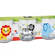 Kpl. kubków 250 ml (3 szt.) GLASMARK - Szymek Zwierzęta 4G.09-0250-40085