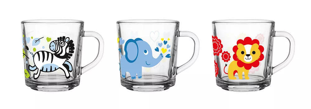 Kpl. kubków 250 ml (3 szt.) GLASMARK - Szymek Zwierzęta 4G.09-0250-40085 Kpl. kubków 250 ml (3 szt.) GLASMARK - Szymek Zwierzęta 4G.09-0250-40085