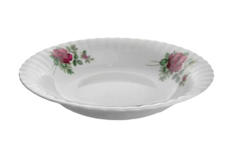 Talerz głeboki 22,5 cm Chodzież - Iwona B826 BORDOWA RÓŻA