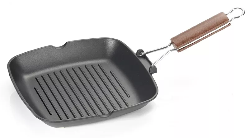 Patelnia grilowa 24 x 26 cm Antik Ars - Delizia 1.PG.24-26 Patelnia grilowa 24 x 26 cm Antik Ars - Delizia 1.PG.24-26