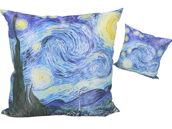 Poduszka 45 cm Hanipol - Vincent van Gogh - Gwiaździsta noc 33.023-8040 Poduszka 45 cm Hanipol - Vincent van Gogh - Gwiaździsta noc 33.023-8040