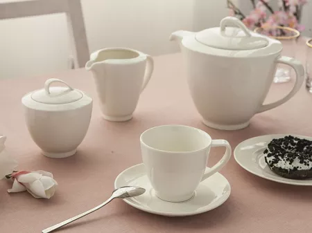 Garnitur do kawy na 12 osób (39el) Karolina - MariaPaula Ecru (Nova)