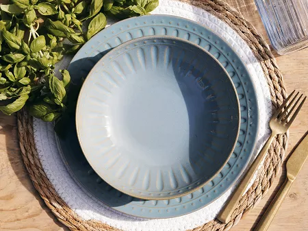 Komplet talerzy na 6 osób (18 el) Arca Italy - Alternative Vintage Tiffany
