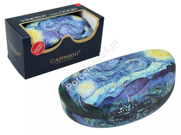 Etui na okulary Carmani - Vincent van Gogh - Gwiażdzista Noc 33.021-8447 Etui na okulary Carmani - Vincent van Gogh - Gwiażdzista Noc 33.021-8447