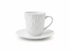 Kpl. filiżanek ze spodkiem do espresso 0,09 L / 11 cm (6 szt) Arca Italy - Liana 38.956141
