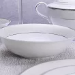 Serwis obiadowo - herbaciany na 12 osób (82el) Bogucice - Martha Platin Classic 975