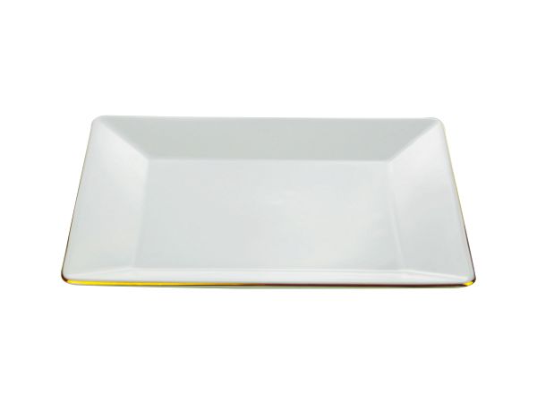 Talerz deserowy 21,5 x 21,5 cm Lubiana - Classic White Gold Talerz deserowy 21,5 x 21,5 cm Lubiana - Classic White Gold