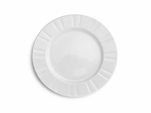 Talerz płytki 27 cm Ćmielów - Oktawa biała 0001 Talerz płytki 27 cm Ćmielów - Oktawa biała 0001