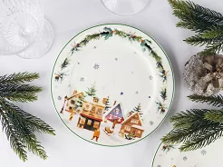Komplet 2 talerzy deserowych 19 cm Duo - Christmas Village 15.CHV.K2TD