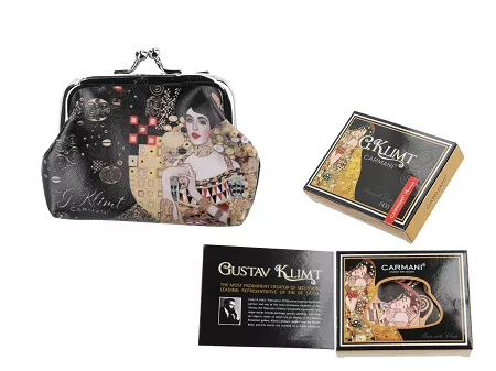 Portfel 9 x 7,5 cm Carmani - Gustav Klimt Adele Bloch - Bauer 33.021-3505