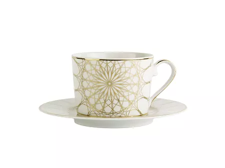 Filiżanka ze spodkiem 0,25 L / 15,7 cm Ćmielów - Jenny Solaris White