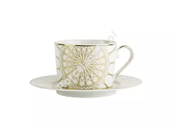 Filiżanka ze spodkiem 0,25 L / 15,7 cm Ćmielów - Jenny Solaris White