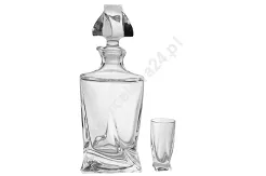 Kpl. kieliszków do likieru 50ml (6szt) + karafka 0,5L (1szt) Bohemia - QUADRO 4SB.QU.633521