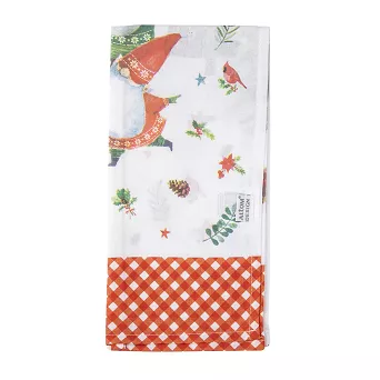 Ręcznik kuchenny 45 x 60 cm Altom Design - Zimowe Skrzaty z kratą 07.CHR.5489
