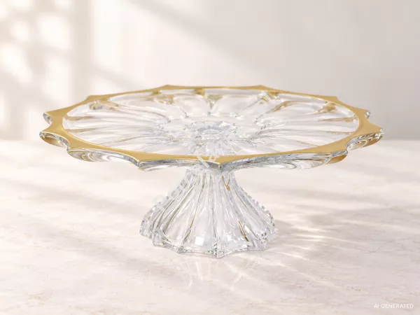 Patera 35 cm Bohemia - PLANTICA GOLD RIM 4SB.PLAGOR.524660 Patera 35 cm Bohemia - PLANTICA GOLD RIM 4SB.PLAGOR.524660