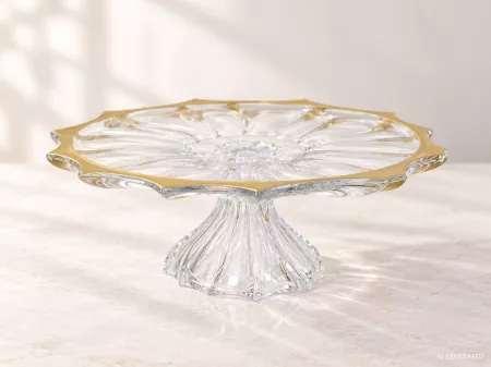 Patera 35 cm Bohemia - PLANTICA GOLD RIM 4SB.PLAGOR.524660