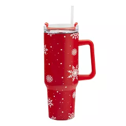 Kubek termiczny do samochodu 1,2 l Altom Design - Zimowa Choinka 07.CHR.6100