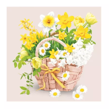 Serwetki 33 x 33 cm (20szt) Polmak - Daisy Wiosna - bukiet żonkili 55.SD-WI-007401 Serwetki 33 x 33 cm (20szt) Polmak - Daisy Wiosna - bukiet żonkili 55.SD-WI-007401