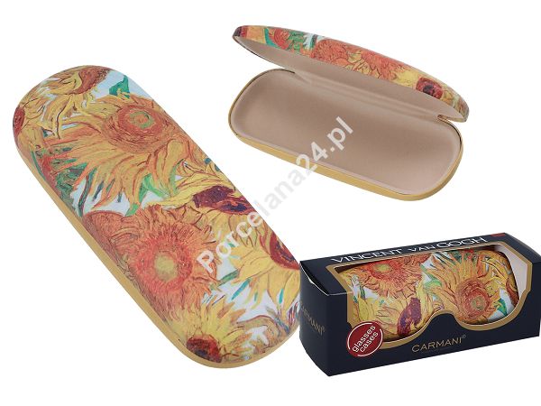 Etui na okulary Carmani - Vincent van Gogh - Słoneczniki 33.021-8226 Etui na okulary Carmani - Vincent van Gogh - Słoneczniki 33.021-8226