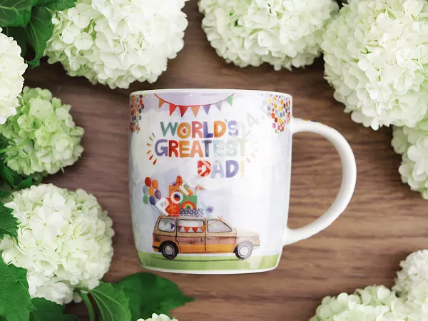 Kubek 0,4 L Duo - World's Greatest Dad 15.DAD.K Kubek 0,4 L Duo - World's Greatest Dad 15.DAD.K
