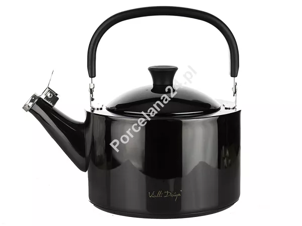 Czajnik z gwizdkiem grafitowy połysk 1,5L Vialli Design Diamante 8180 - 1K.CZA.8180 Czajnik z gwizdkiem grafitowy połysk 1,5L Vialli Design Diamante 8180 - 1K.CZA.8180
