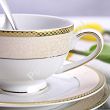 Garnitur do herbaty na 6 osób (21el) Bogucice - Martha Gold Classic 974