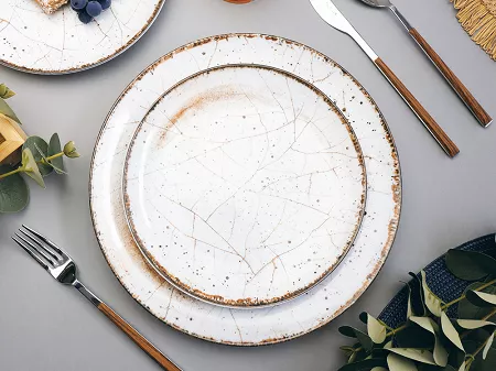 Komplet talerzy na 6 osób (18 el.) Lubiana - Roma/Boss Rustykalny Dotyk