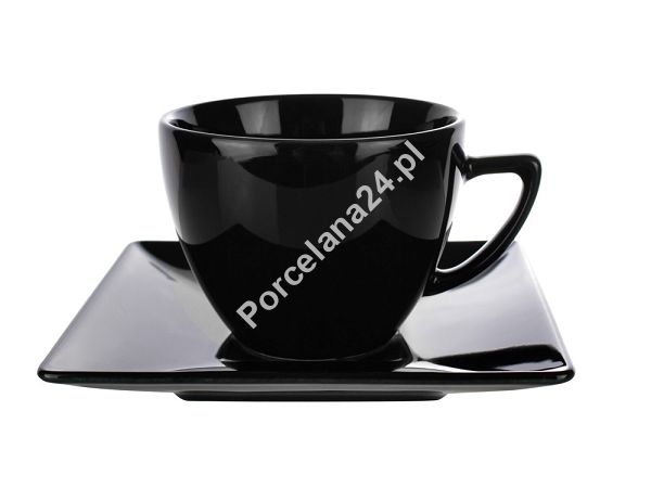 Filiżanka ze spodkiem 0,28 L / 15 cm Lubiana - Classic Black Filiżanka ze spodkiem 0,28 L / 15 cm Lubiana - Classic Black
