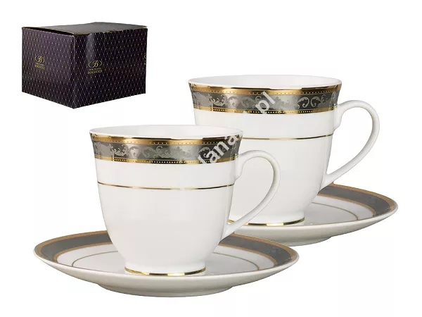 Komplet filiżanek ze spodkami 0,22 L / 15 cm (2szt.) Bogucice - Conte 1085 Komplet filiżanek ze spodkami 0,22 L / 15 cm (2szt.) Bogucice - Conte 1085