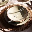 Komplet talerzy na 6 osób (18 el.) Bogucice -  Alumina Cottage Green Tea 1220