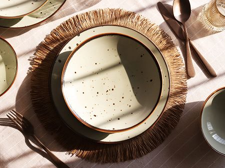 Komplet talerzy na 6 osób (18 el.) Bogucice -  Alumina Cottage Green Tea 1220