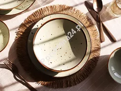 Komplet talerzy na 6 osób (18 el.) Bogucice -  Alumina Cottage Green Tea 1220