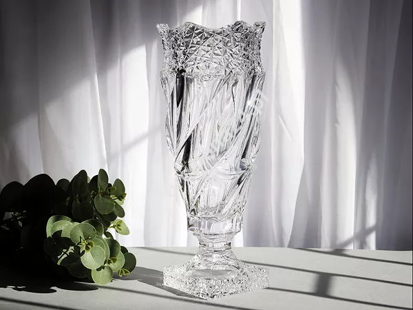 Wazon na nodze 38 cm Bohemia - FLAMENCO ICE 4SB.FLAI.154102 Wazon na nodze 38 cm Bohemia - FLAMENCO ICE 4SB.FLAI.154102