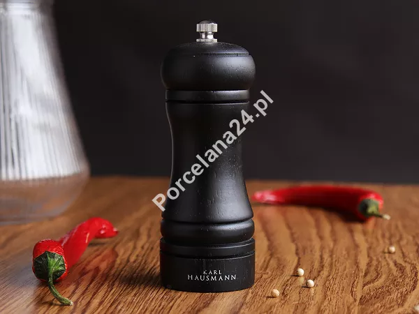 Młynek ręcznych do soli / pieprzu13 cm Karl Hausmann - Czarny 6.MŁ.7919 Młynek ręcznych do soli / pieprzu13 cm Karl Hausmann - Czarny 6.MŁ.7919