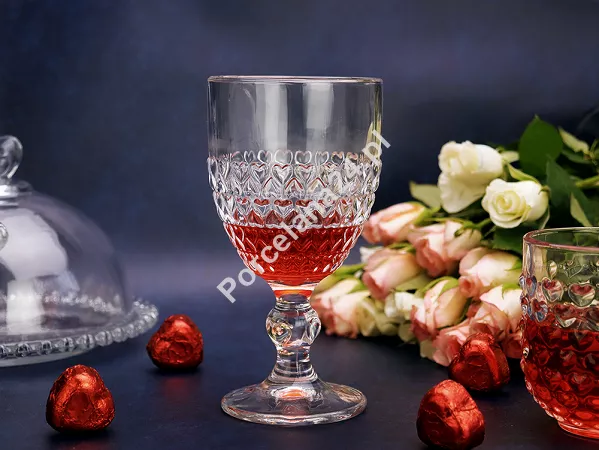 Szklanka na stopce 0,34 L Altom Design - Love 07.LOV.6958 Szklanka na stopce 0,34 L Altom Design - Love 07.LOV.6958