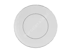 Talerz płytki 28 cm Ćmielów - Sofia 3607 Platyna