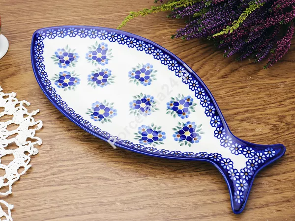 Półmisek do ryb 37 cm Bolesławiec - Altmańska Polana gat. I Półmisek do ryb 37 cm Bolesławiec - Altmańska Polana gat. I